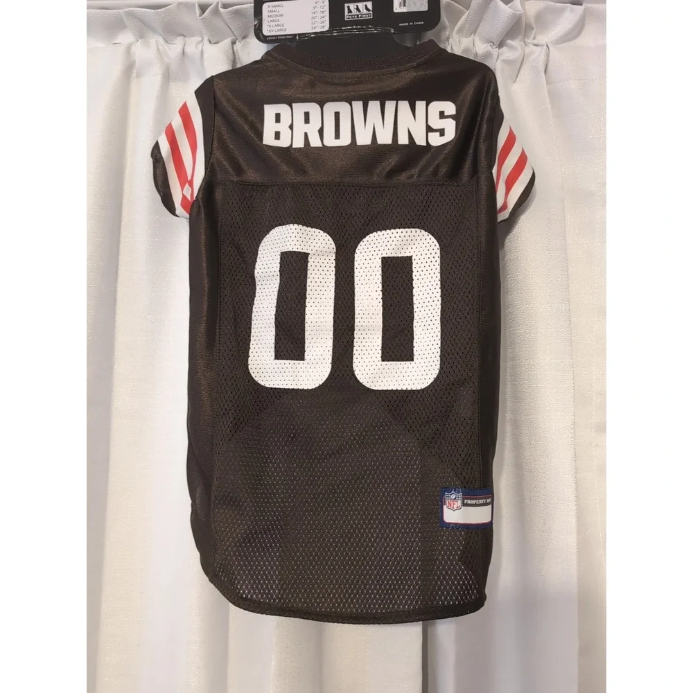 Brand New Cleveland Browns Officially Licensed‎ Pet Jersey Size Large